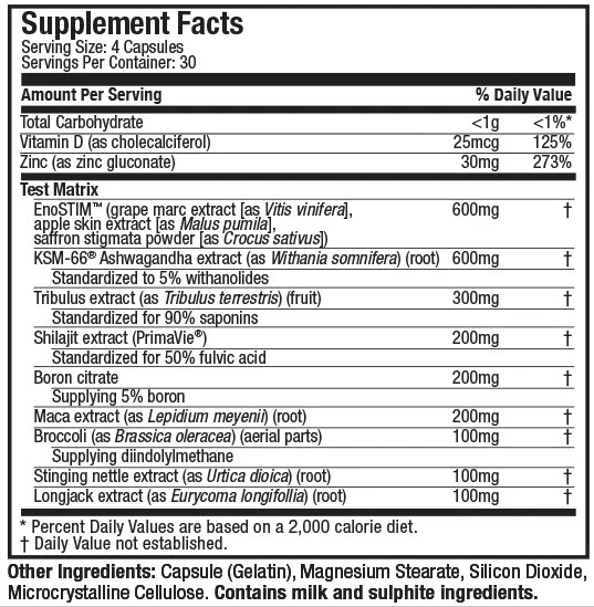 جدول ترکیبات-تست اچ دی ماسلتک-تست بوستر test hd تقویت تستسترونmuscletech|مکمل پیکسان