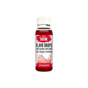 قطره های طعم دهنده اپلاید-کالری صفر-FIT CUISINE FLAVO DROPS 38ML-طعم توت فرنگی|فروشگاه پیکسان