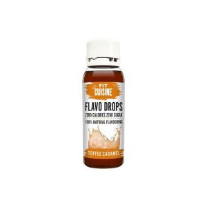 قطره های طعم دهنده اپلاید-کالری صفر-FIT CUISINE FLAVO DROPS 38ML-طعم تافی کارامل|فروشگاه پیکسان